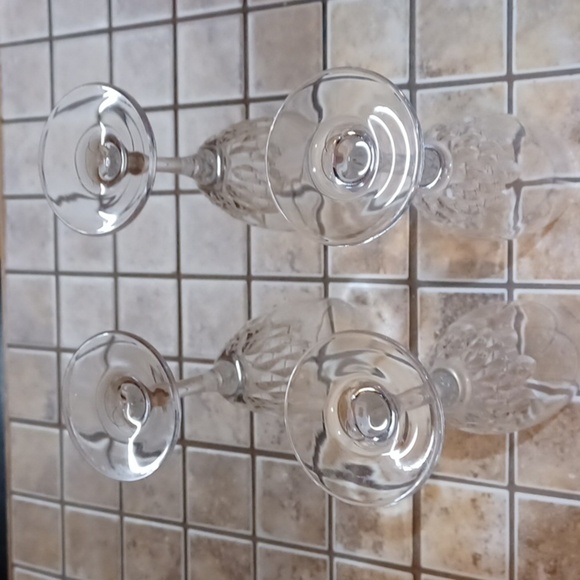 Banana Boat‎  Crystal Set Of 4 Glasses 7 Tall - Picture 8 of 8